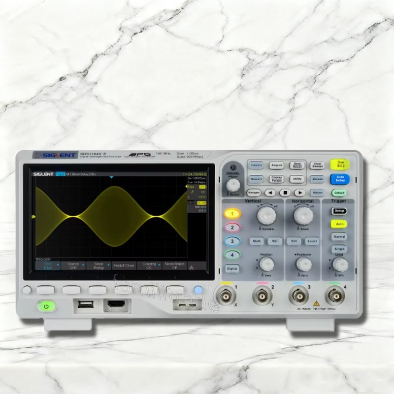 Digital Storage Oscilloscope 100Mhz 4Ch - 1PC SIGLENT SDS1104X-E Oscilloscope numérique à