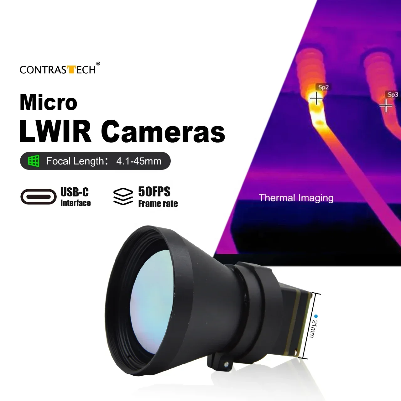 Thermal Imaging Camera Module Flir - Module de caméra thermique infrarouge LWIR